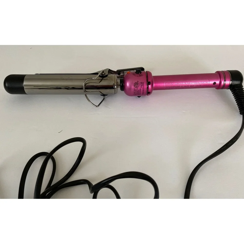 Hot Shot Tools S510326 Professional Curling Iron 5.5 X 1 In Barrel Adj Heat